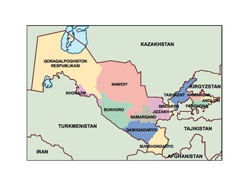 Emiratos Árabes Unidos - Mapa Político