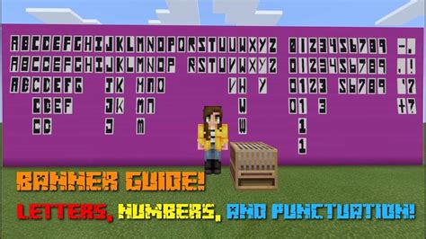 Minecraft Bedrock Banner Letters - Best Image Home