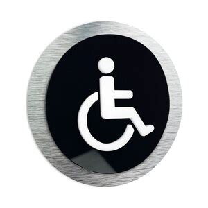 Wheelchair Sign Funny Handicap Sign Wheelchair Accessible Sign Disabled ...