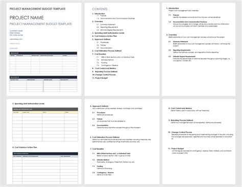 Smartsheet Project Budget Template