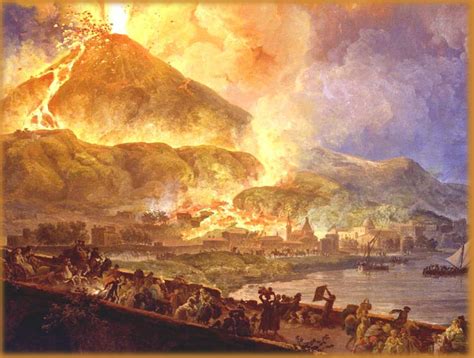 August 24, 79 AD, Mt. Vesuvius erupted, burying Pompeii and Herculaneum ...