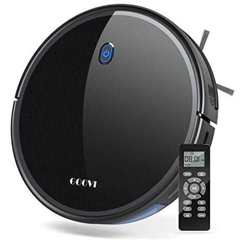 Robot Vacuum, GOOVI 1800Pa Robotic Vacuum Cleaner (Slim) Max Suction ...