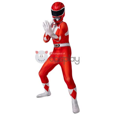 Kids Power Ranger Costume Jumpsuit Power Rangers Cosplay Suit