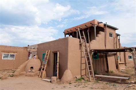 Taos Pueblo and a Thousand Year Old Adobe Architecture - New Mexico