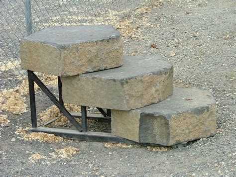 Basalt Hex Step, ~24" Diameter, 6" Thick, Flamed Finish | Cascade ...