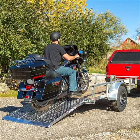 4' Wide Big Boy EZ Rizer Aluminum Tri-Fold Motorcycle Ramp | Discount Ramps