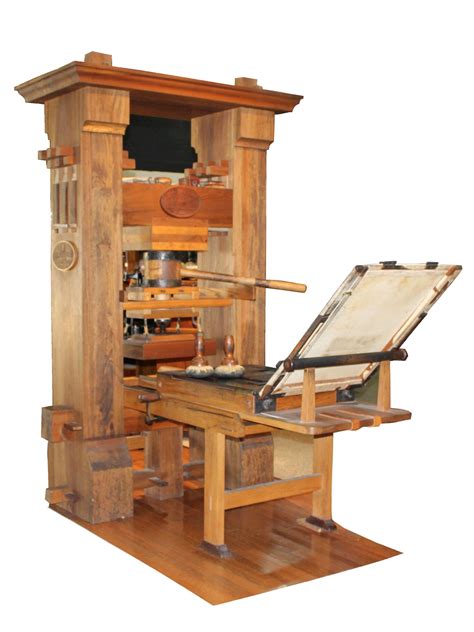 Johannes Gutenberg Movable Printing Press