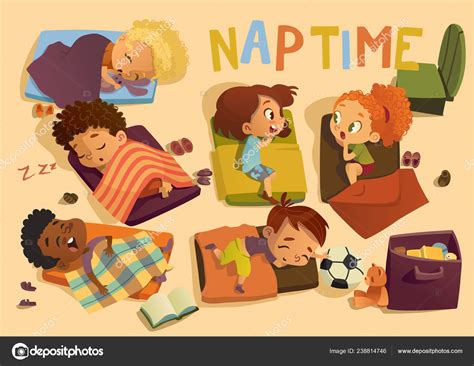 Clipart: preschool naptime | Kindergarten Nap Time Kid Vector ...