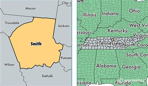 Smith County, Tennessee / Map of Smith County, TN / Where is Smith County?