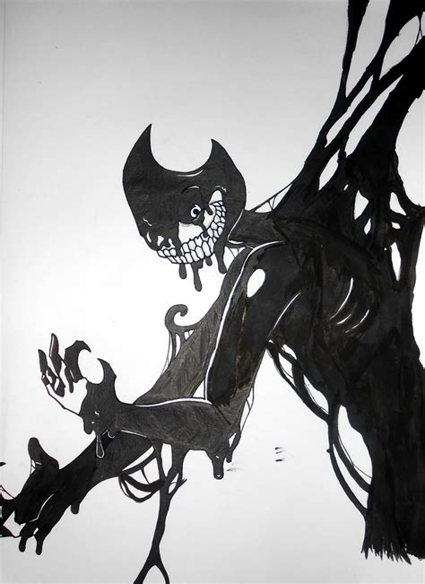 Ink Demon Bendy Drawing