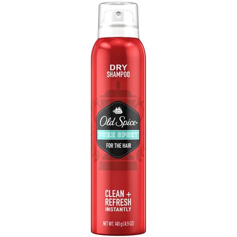 Old Spice Pure Sport Men's Dry Shampoo for the Hair, 4.9 Oz - Walmart ...