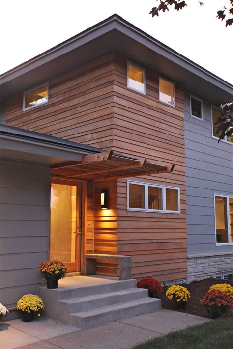 Yummy, simple exterior | Wood siding exterior, Exterior remodel, Modern ...