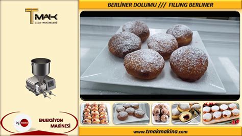 Berliner Dolum Makinası - InjMAK (Berliner Filling Machine) - YouTube