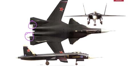 The Sukhoi Su-47, an experimental Russian aircraft with forward swept ...