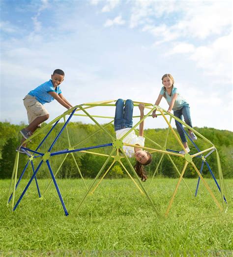 Geodesic Climbing Dome Jungle Gym and Play Structure for Multiple Kids ...