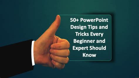 50+ PowerPoint Design Tricks Every Beginner and Expert Should Know