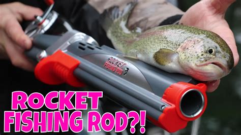 Rocket Fishing Rod Catches Fish! Fishing Challenge! - YouTube