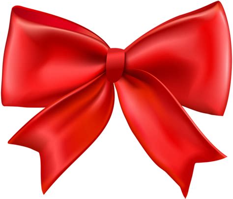 Red Bow PNG Transparent Clip Art Image | Red bow, Bows diy ribbon, Bows