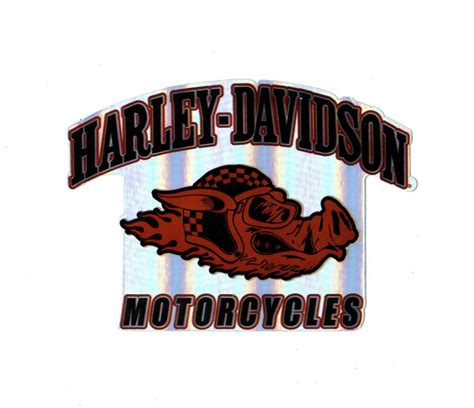 4 Genuine Harley Davidson Racing Hog Indoor Sticker | Etsy