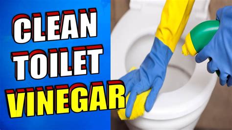 How To Clean A Toilet With Vinegar - YouTube