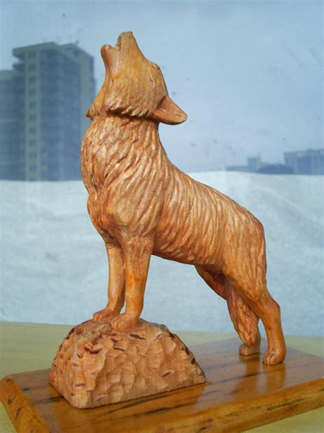 Wolf Wood Carving PDF Woodworking