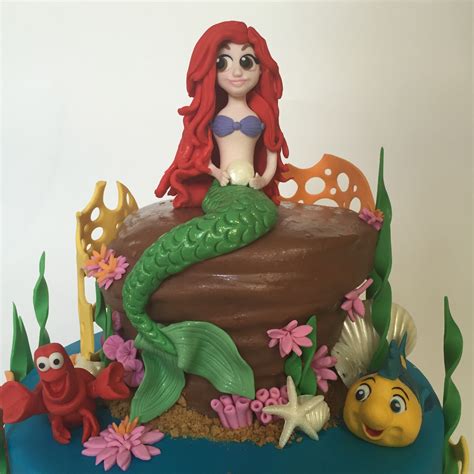 Little Mermaid Cake - CakeCentral.com