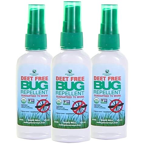 Greenerways Organic Insect Repellent Travel Size, Premium, USDA Organic ...