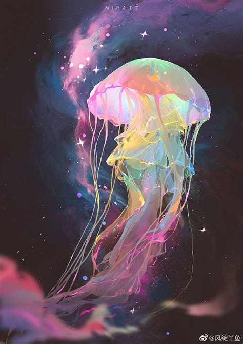 Pin on A R T #3 | Jellyfish art, Dreamy art, Ethereal art