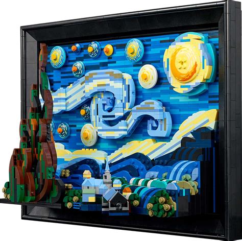 LEGO Gives Van Gogh's Starry Night a Three-Dimensional Spin