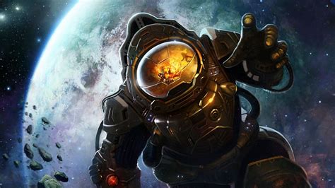 Epic Sci-Fi Astronaut HD Wallpaper by Piotr Foksowicz