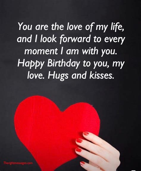 happy birthday love of my life | Birthday wishes for lover, Birthday ...