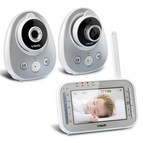 VTech VM342-2 Video Baby Monitor, 170-Degree Wide Angle Lens for ...