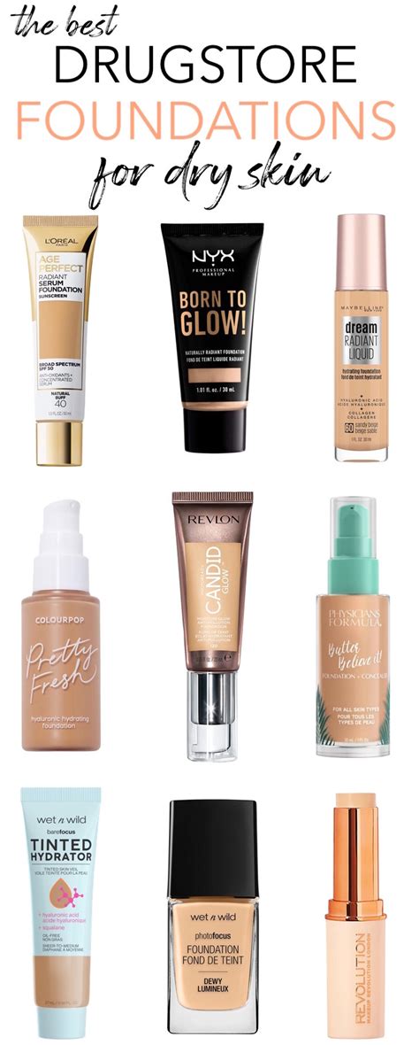 Show Your Glow! Best Drugstore Hydrating Foundations For Dry Skin