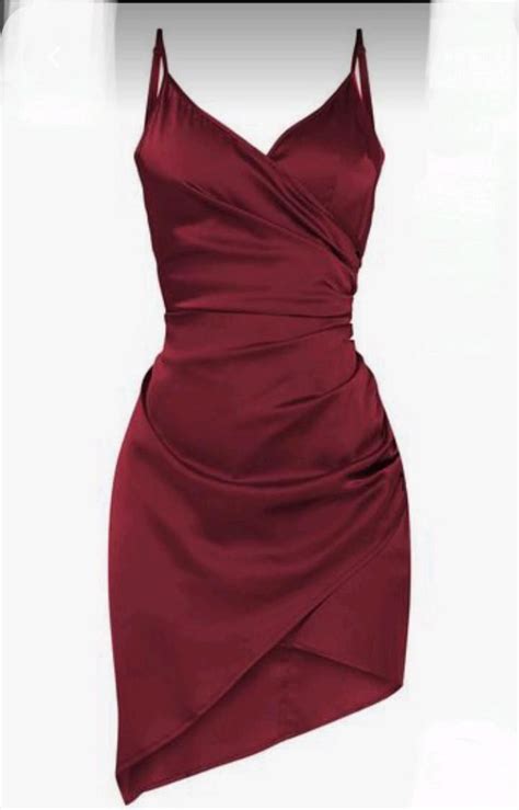 #Red silk dress | Prom dress inspiration, Stylish outfits, Cute dresses