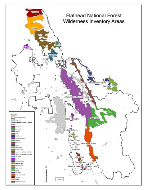 Flathead National Forest Trail Map - Charis Augustina