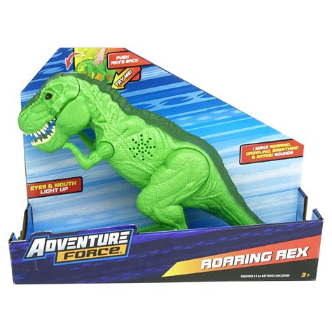 Adventure Force T-Rex with Roaring Sound Effects and Light Up Eyes ...