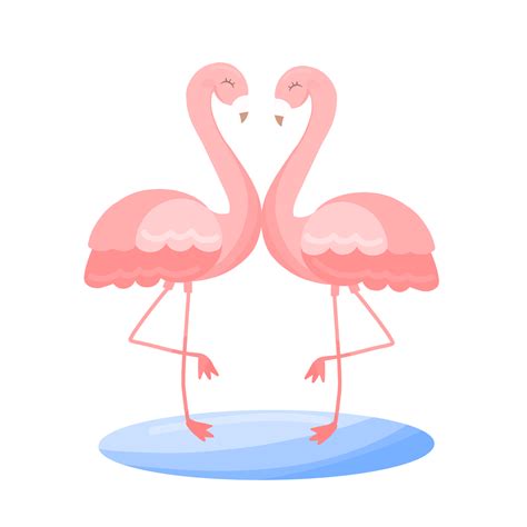 Free pink of flamingo bird in love and heart in valentine day 13270985 ...