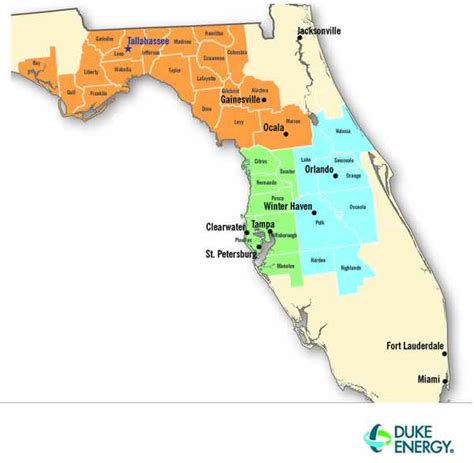 Duke Energy Coverage Map Florida - Map Of Florida