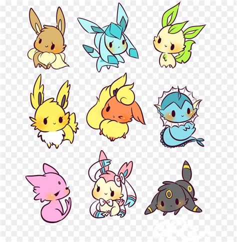 Free download | HD PNG buttons are all eevee evolutions drawi PNG ...