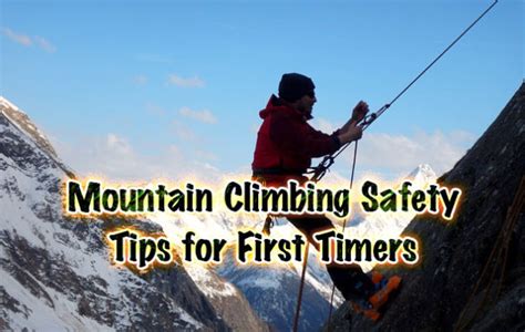 Mountain Climbing Safety Tips for First Timers | Everything Mountains