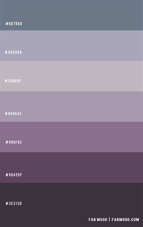 Blue Grey and Purple ― Color Scheme 49 1 - Fab Mood | Wedding Color ...