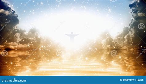 Jesus Christ In Heaven Stock Photo - Image: 50259199