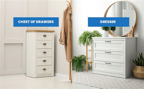 Chest Of Drawers vs Dresser (Comparison & Uses) - Designing Idea