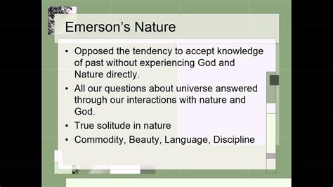 Transcendentalism - Emerson and Thoreau - YouTube