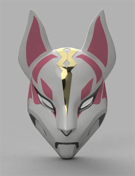 Drift Mask Fortnite STL file | Kitsune mask, 3d drawings, Drawings