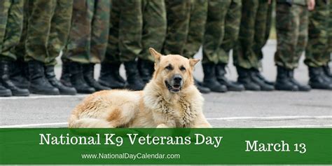 Today Is K9 Veterans Day - The 'US Army K9 Corps' Began In 1942 - South ...