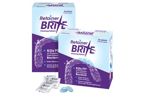 Retainer Brite Cleaning Tablets