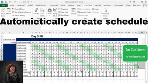 How Do I Create A Shift Work Schedule In Excel - Infoupdate.org