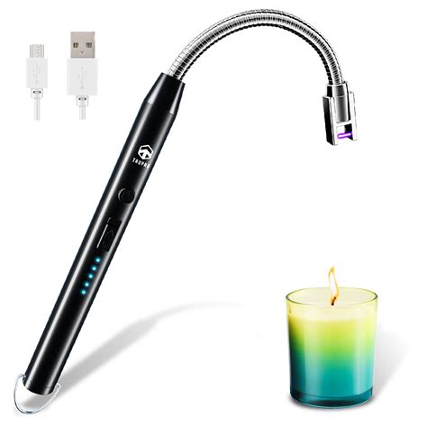 Electric Candle Lighter, TROPRO USB Rechargeable Arc Lighter Wand Fire ...