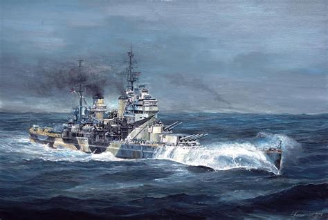 Original Battleship Painting